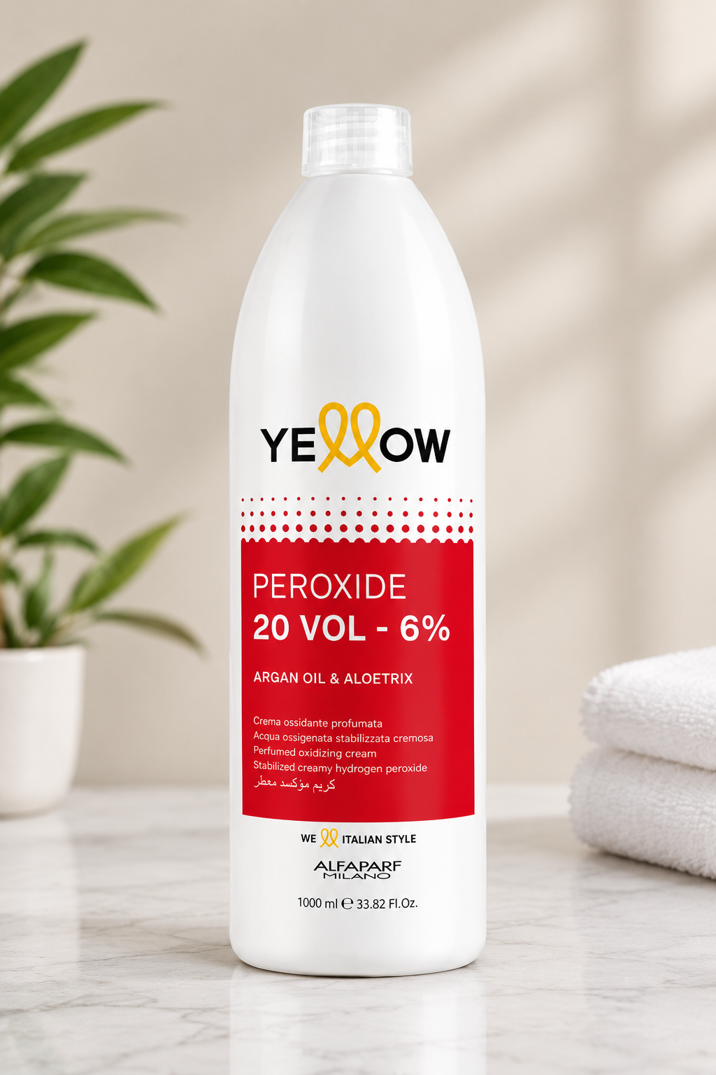 Alfaparf Milano Yellow Peroxide 20 Volume 6% Developer 1000ml