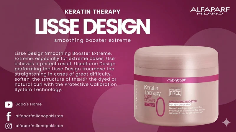Alfaparf Milano Keratin Therapy Lisse Design Zero Rebonding 300ml