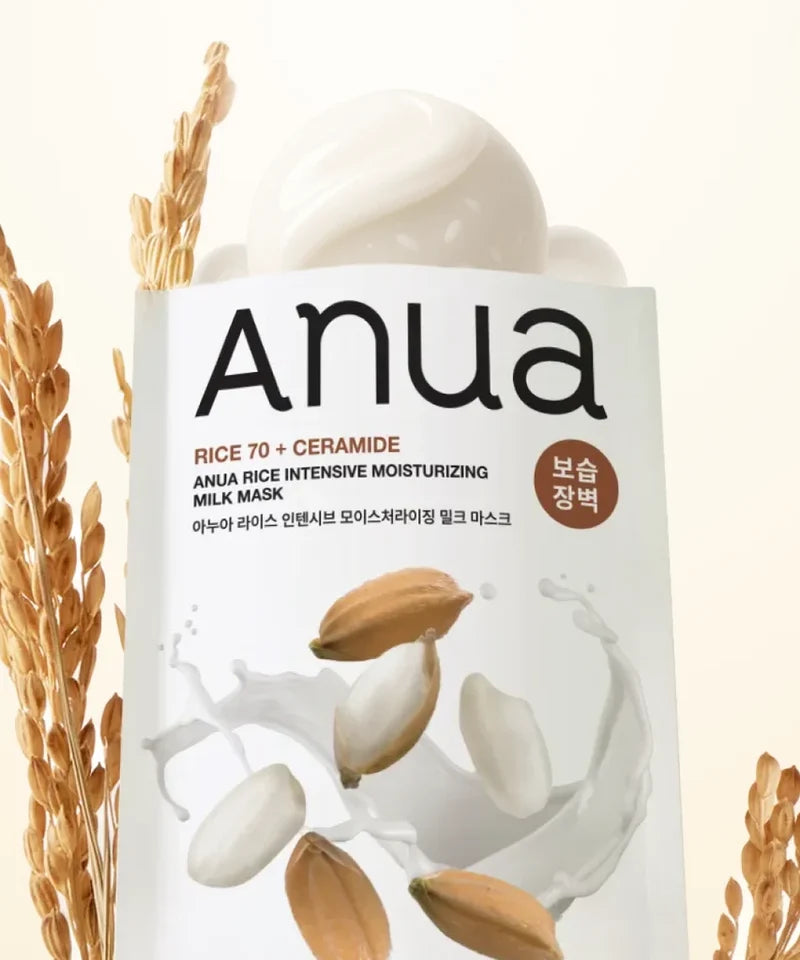 Anua Rice 70 Ceramide Moisturizing Milk Mask 25ml