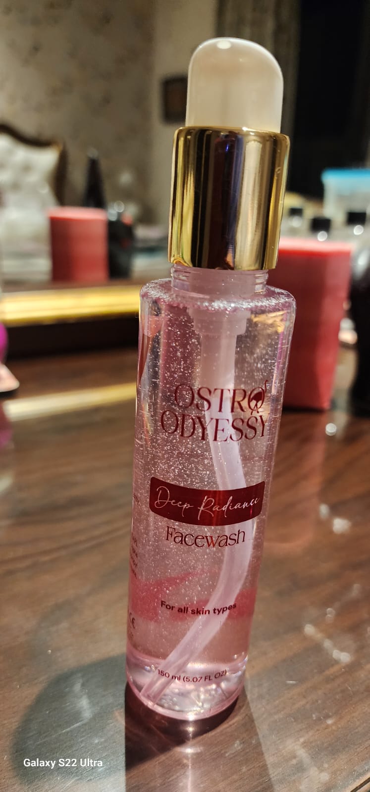 Ostro Odyssey Deep Radiance Facewash 150ml – All Skin Types