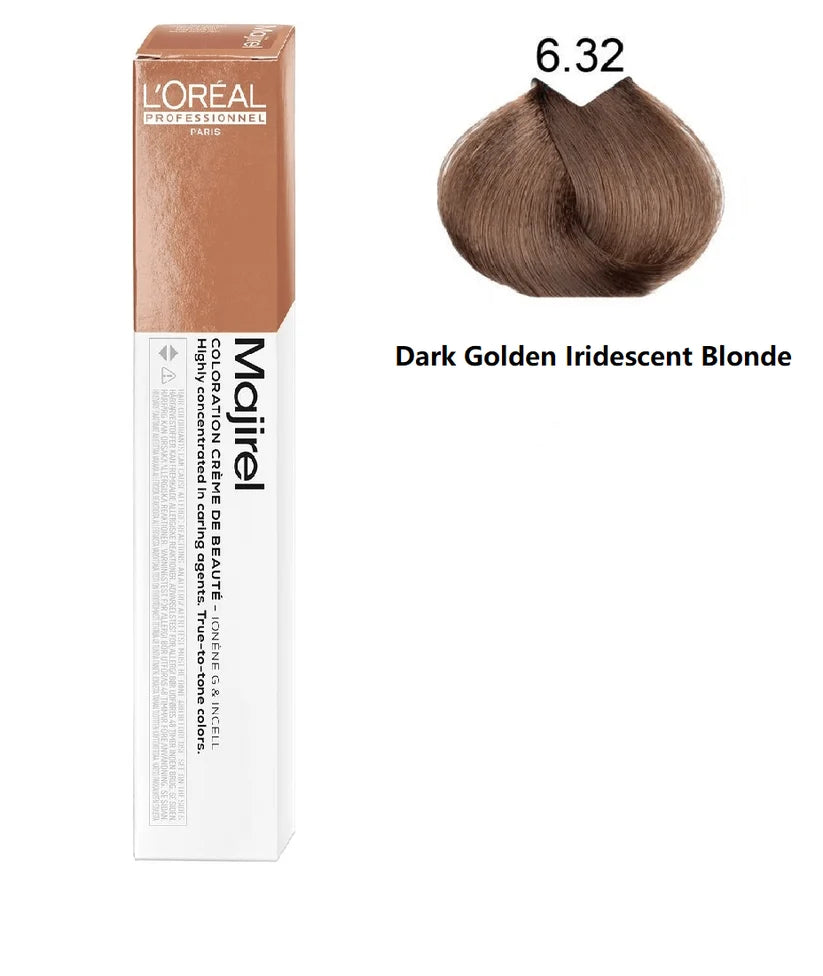 L'Oreal Professionnel Majirel 6.32 Dark Golden Iridescent Blonde 60ml