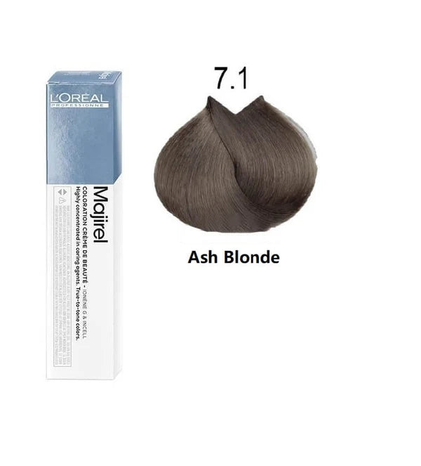 Loreal Professionnel Majirel 7.1 Ash Blonde 50ml