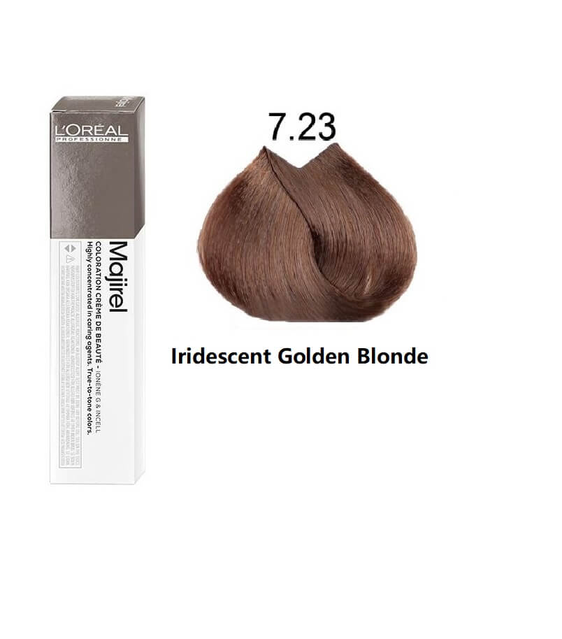 L'Oreal Professionnel Majirel 7.23 Iridescent Golden Blonde 60ml