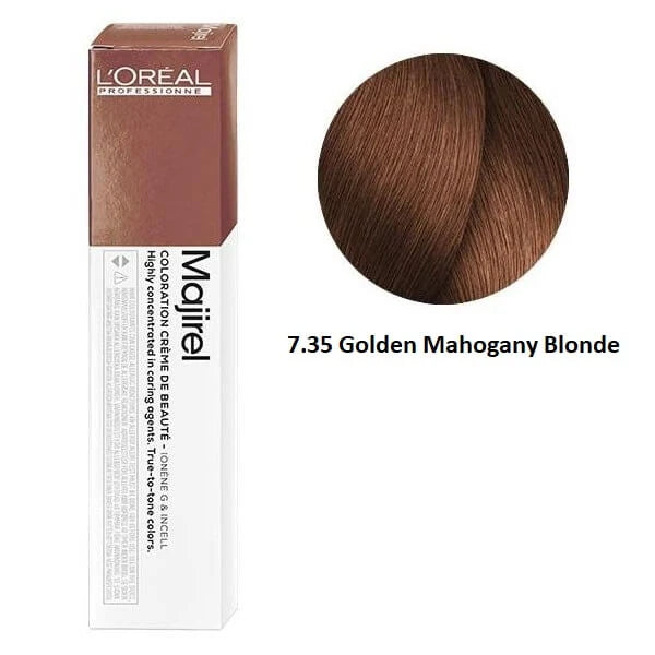 L'Oreal Professionnel Majirel 7.35 Golden Mahogany Blonde 60ml