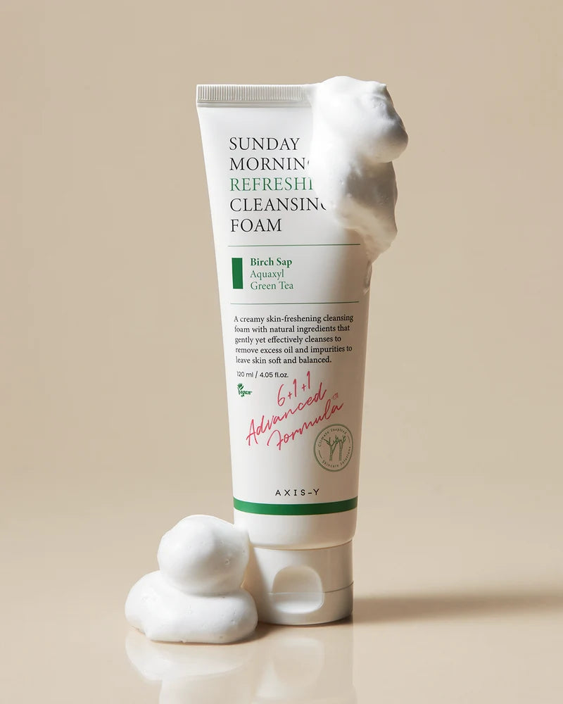 Axis-Y Sunday Morning Refreshing Cleansing Foam (120ml)