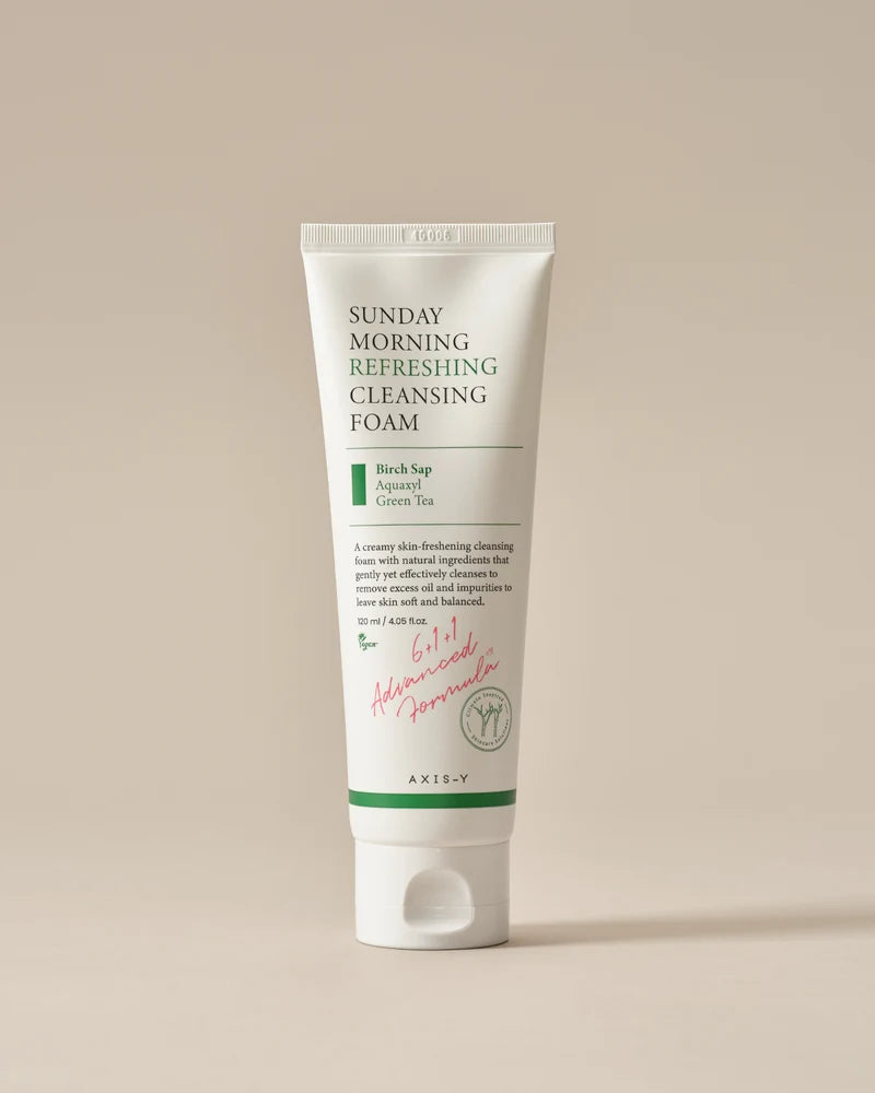 Axis-Y Sunday Morning Refreshing Cleansing Foam (120ml)