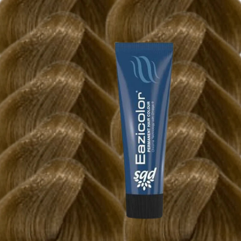 Eazicolor Permanent Hair Color - 7NW Medium Natural Warm Blonde 60ml