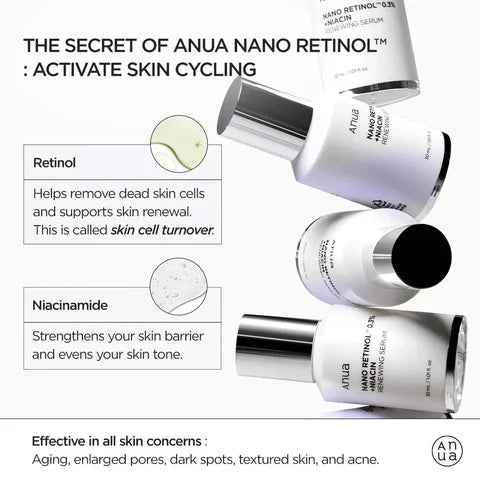 Anua - Retinol 0.3 + Niacin Renewing Serum - 30ml