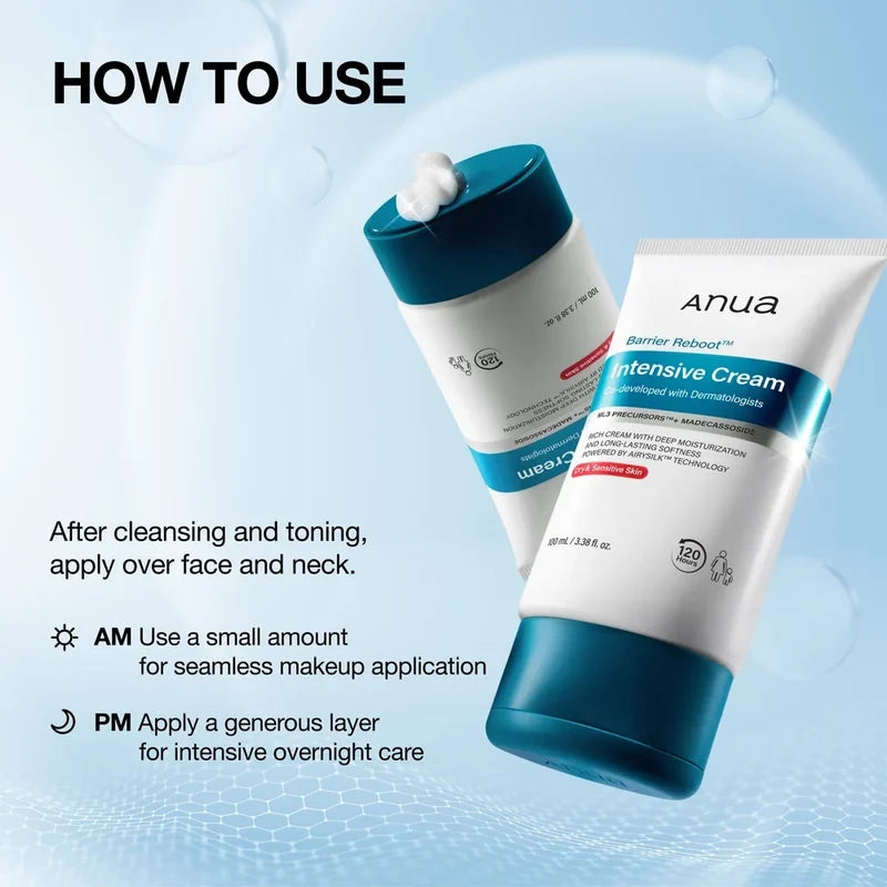 Anua - Barrier Reboot Intensive Cream 100Ml