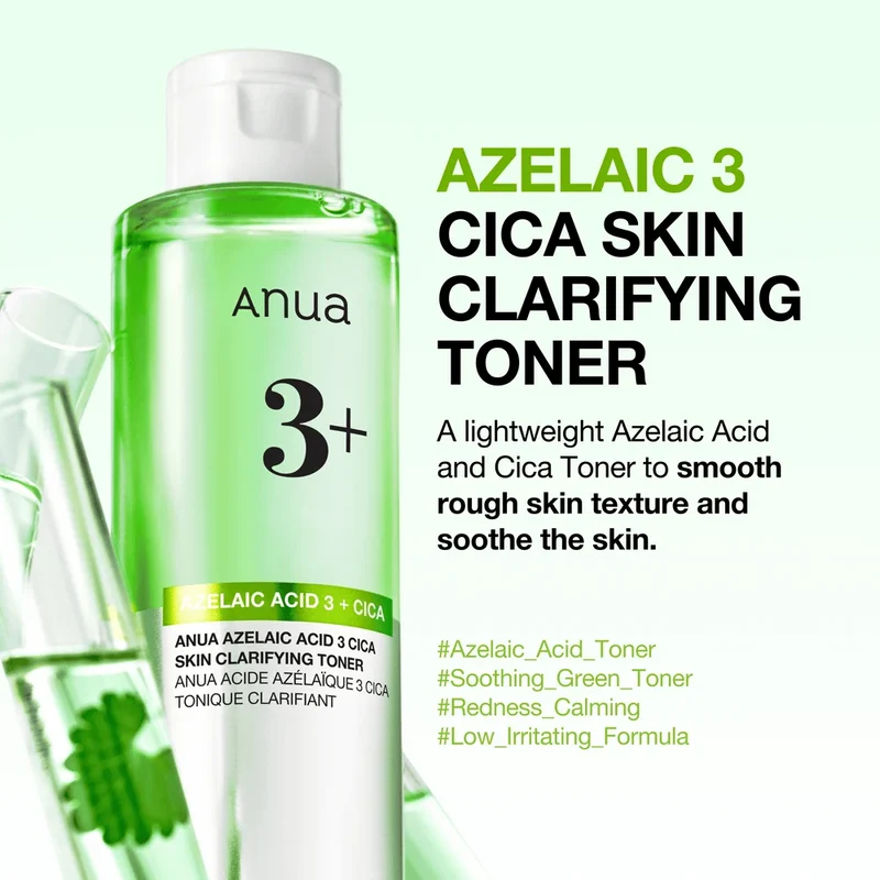Anua Azelaic Acid 3 Cica Skin Clarifying Toner 250ml